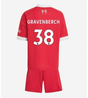 Liverpool Ryan Gravenberch #38 Replica Home Stadium Kit for Kids 2025-26 Short Sleeve (+ pants)